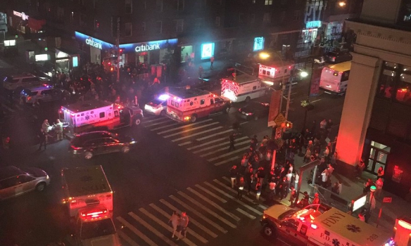 Появилось видео с моментом взрыва в Нью-Йорке