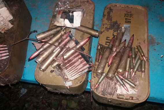 В Донецкой области полиция обнаружила тайник с боеприпасами