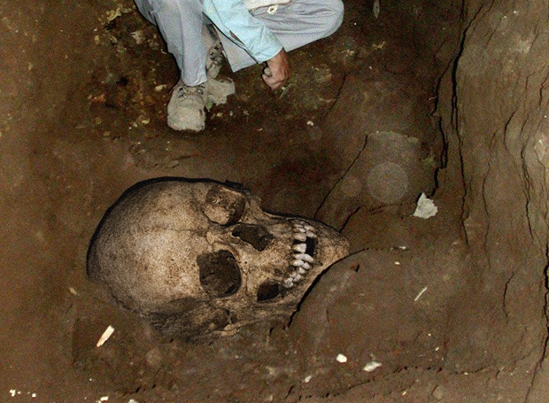 Вот так находка: в Кременчуге обнаружены останки костей человека