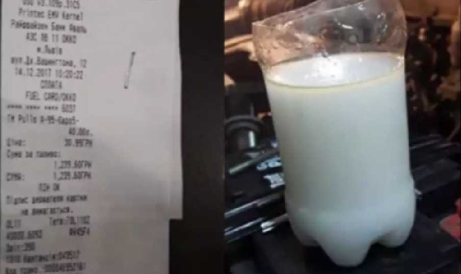 Как на заправках заправляют молоком: Водитель ошеломил Сеть этими кадрами