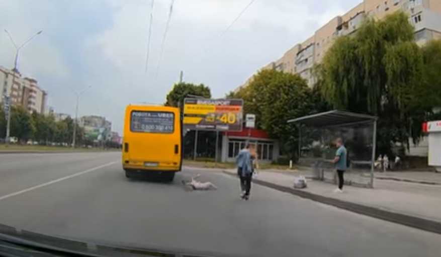 «Забыл закрыть двери…»: Во Львове из маршрутки на дорогу вылетел ребенок