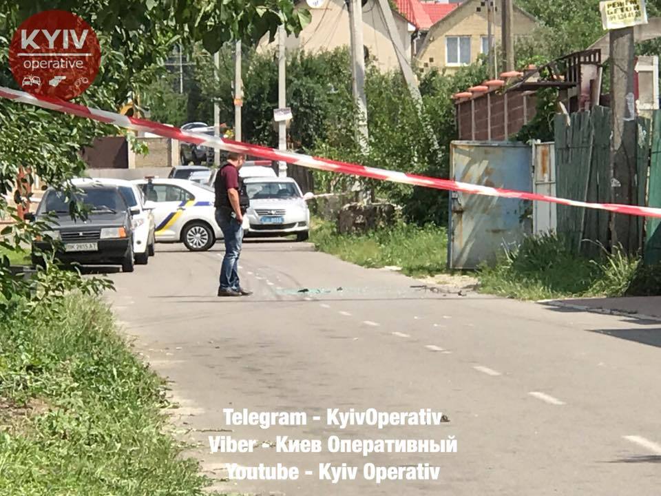 Вооруженное нападение на Киевщине: опубликовано первое видео с места ЧП