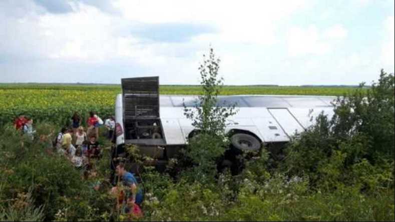 «Ехали на отдых»:В Волынской области перевернулся автобус с белорусскими туристами