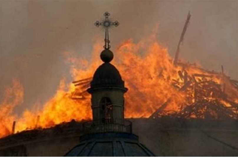 В Ивано-Франковской области произошел пожар на территории мужского монастыря ПЦУ, первые фото события