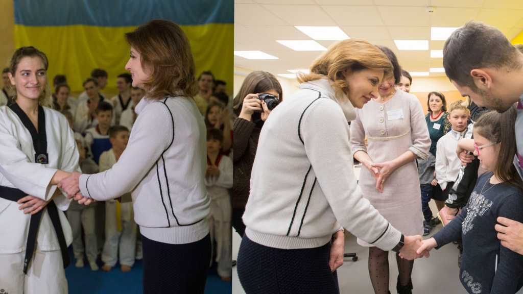 В свитере от Armani: Марина Порошенко ездила по Днепропетровской области в свитере с 54 000 гривен