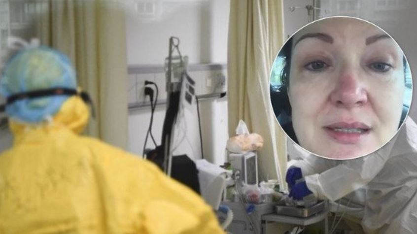 «Будто эту битву мы проигрываем»: Заплаканная медсестра сделала эмоциональное заявление о борьбе с коронавирусом
