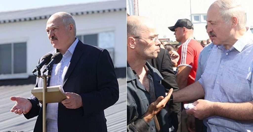 Сказал все прямо в лицо! Лукашенко выпал — только что его взяли. Просто в Минске
