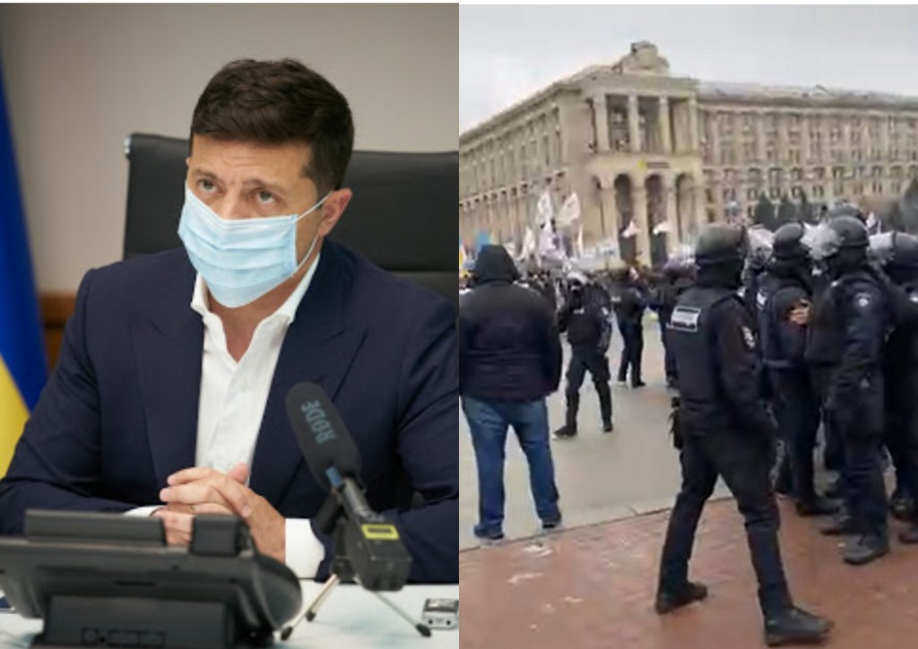 Прекратите! На Майдане происходят жесткие схватки — крики и драки. Срочное обращение к президенту — Зеленский в ауте!